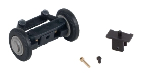 Faller 163020 - H0 - Vorderachse für VW Käfer grau, komplett montiert